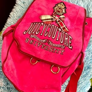 Juicy couture velour backpack
